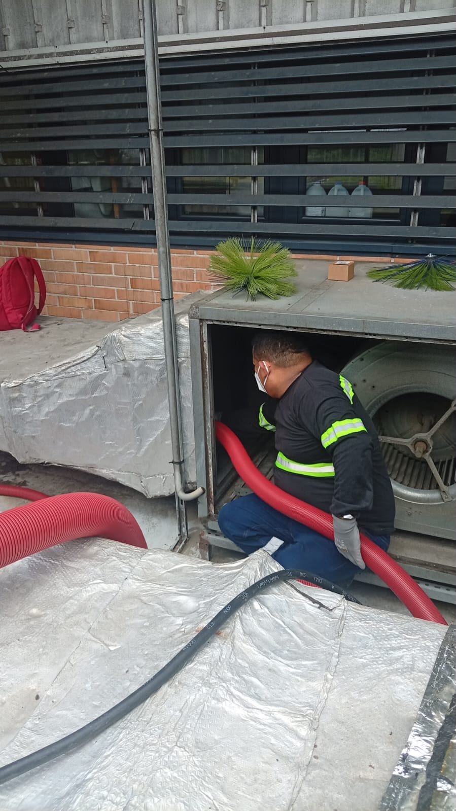 Equipo técnico en obra